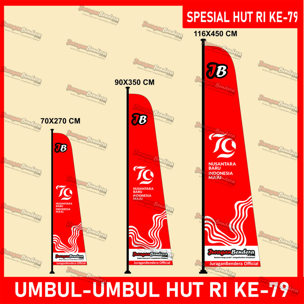 Umbul Umbul HUT Ke-79 Kemerdekaan RI | JuraganBendera